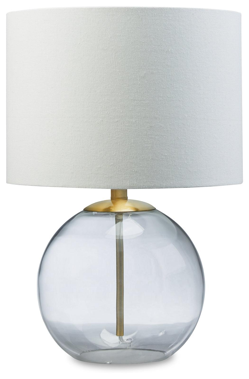 Samder Clear Brass Finish Table Lamp - Image 2