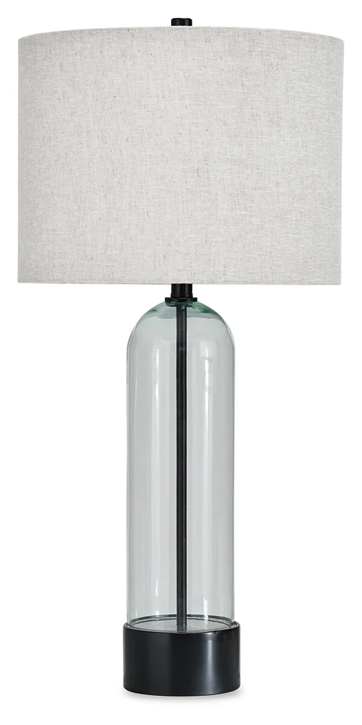 Kerrbrook Clear/Black Table Lamp - Image 2