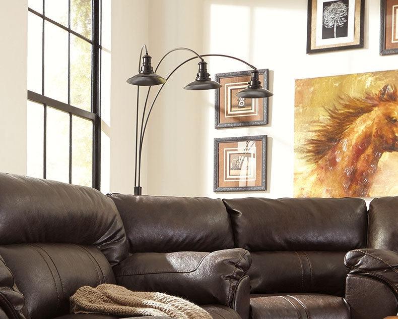 Sheriel Black Floor Lamp