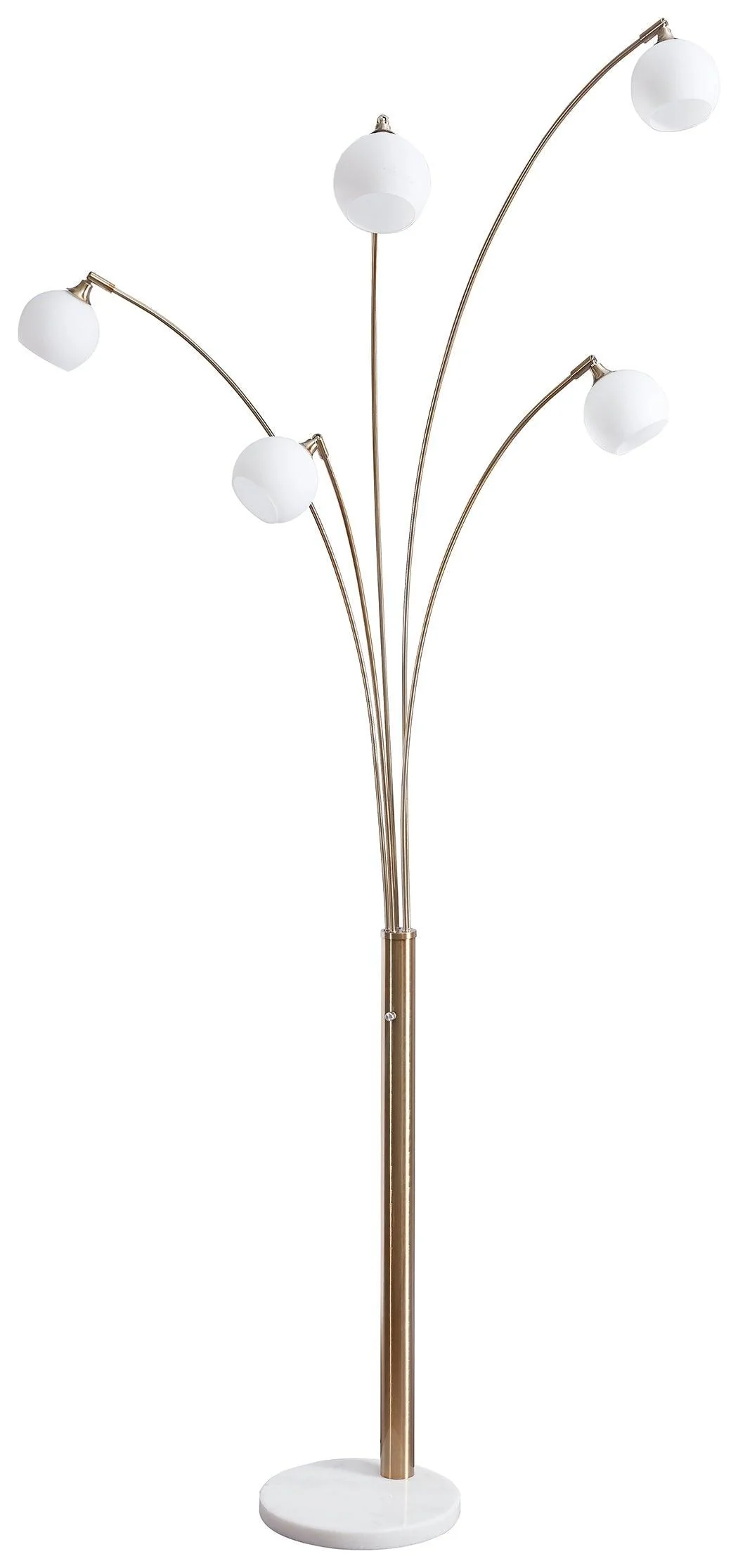 Taliya Champagne White Arc Lamp - Image 2