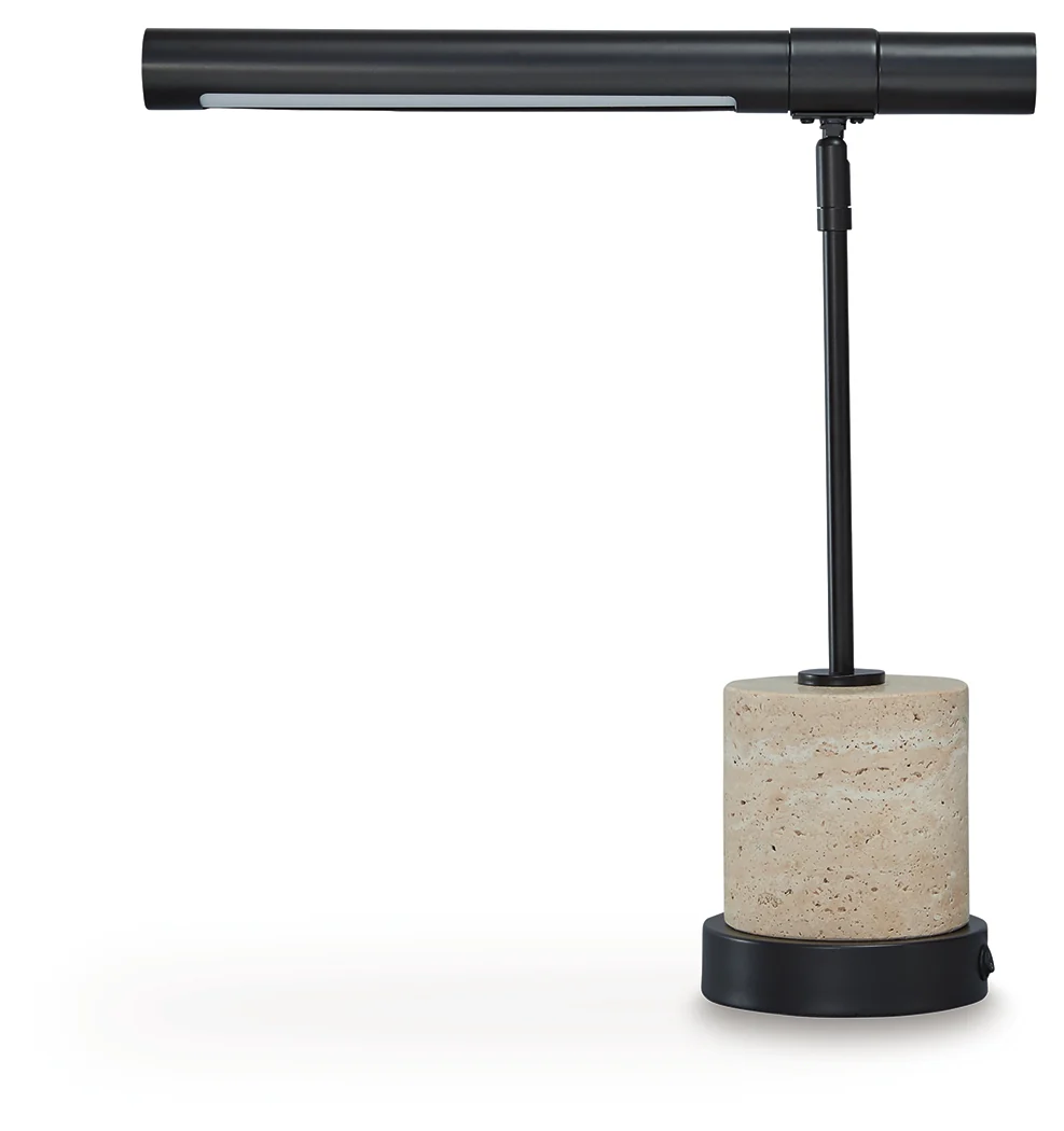 Vinmour Brown/Beige Desk Lamp - Image 2