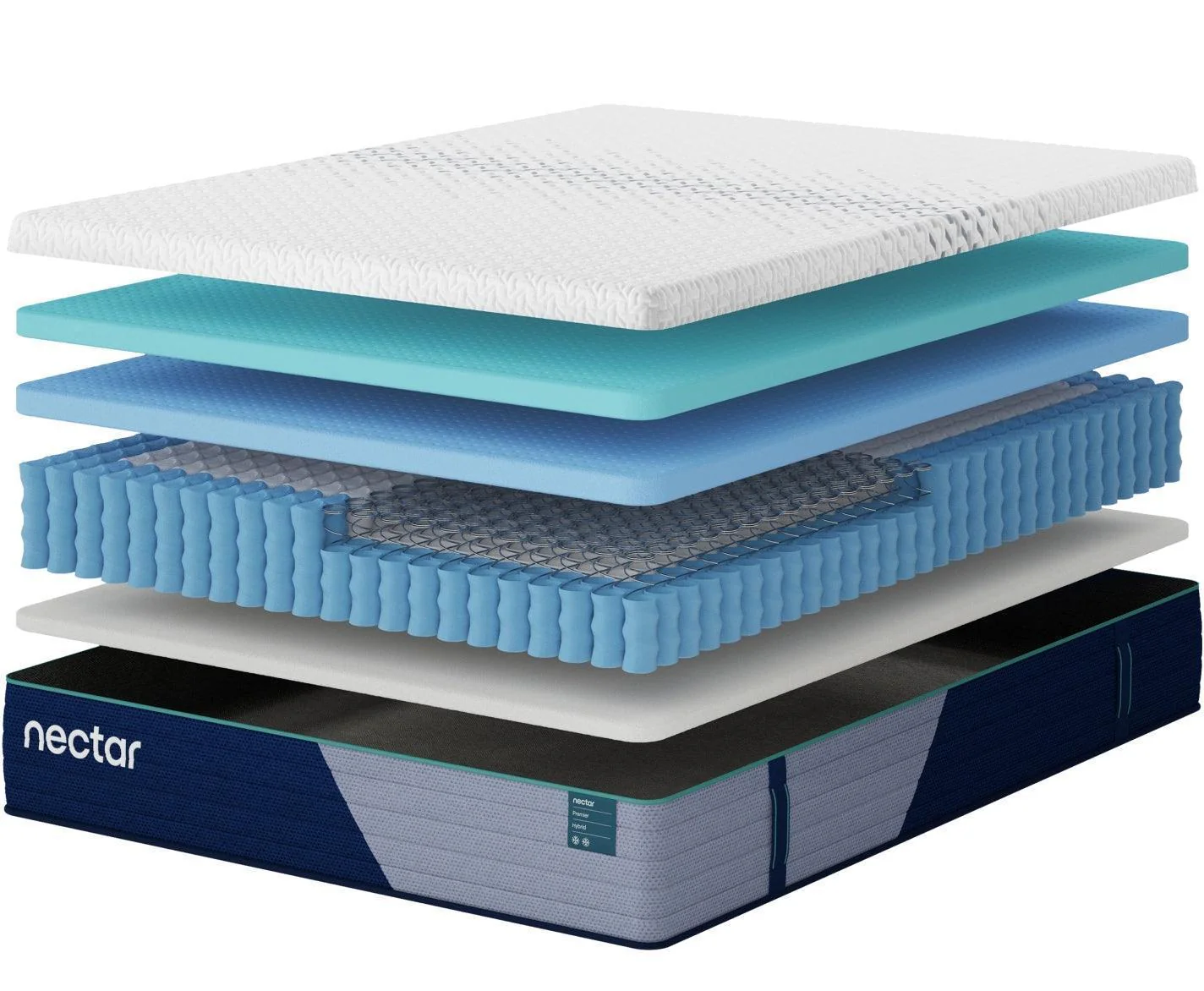 Nectar Premier Hybrid 5.1 White Queen Mattress - Image 3
