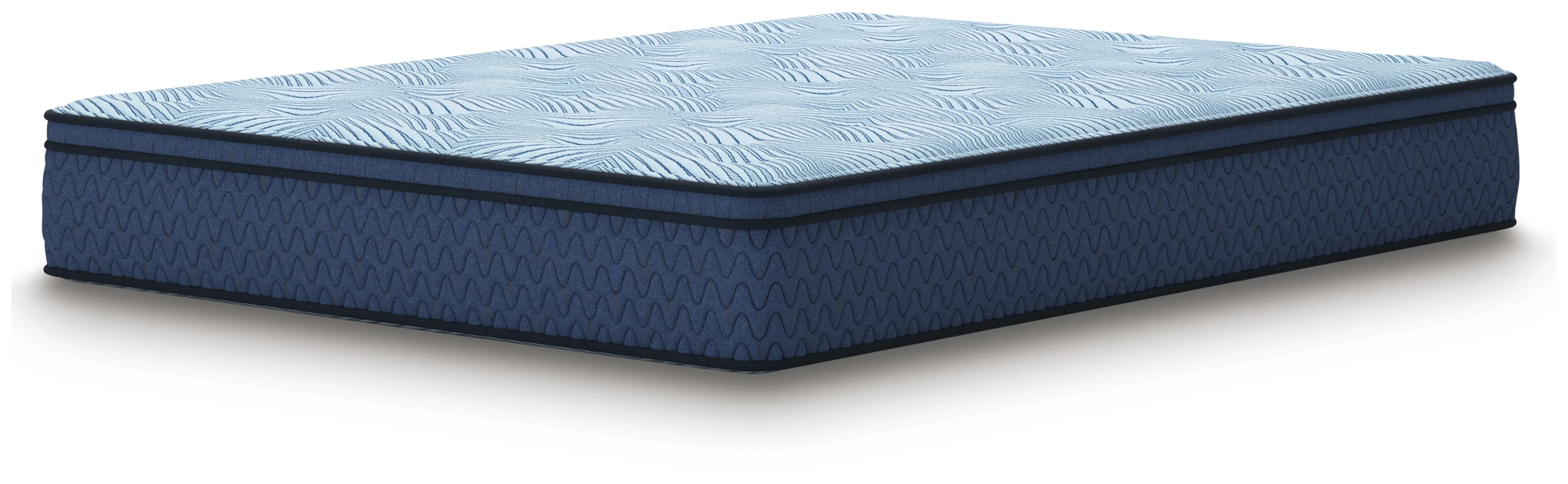 Peak 2.0 12 Hybrid Light Blue Queen Mattress - Image 3