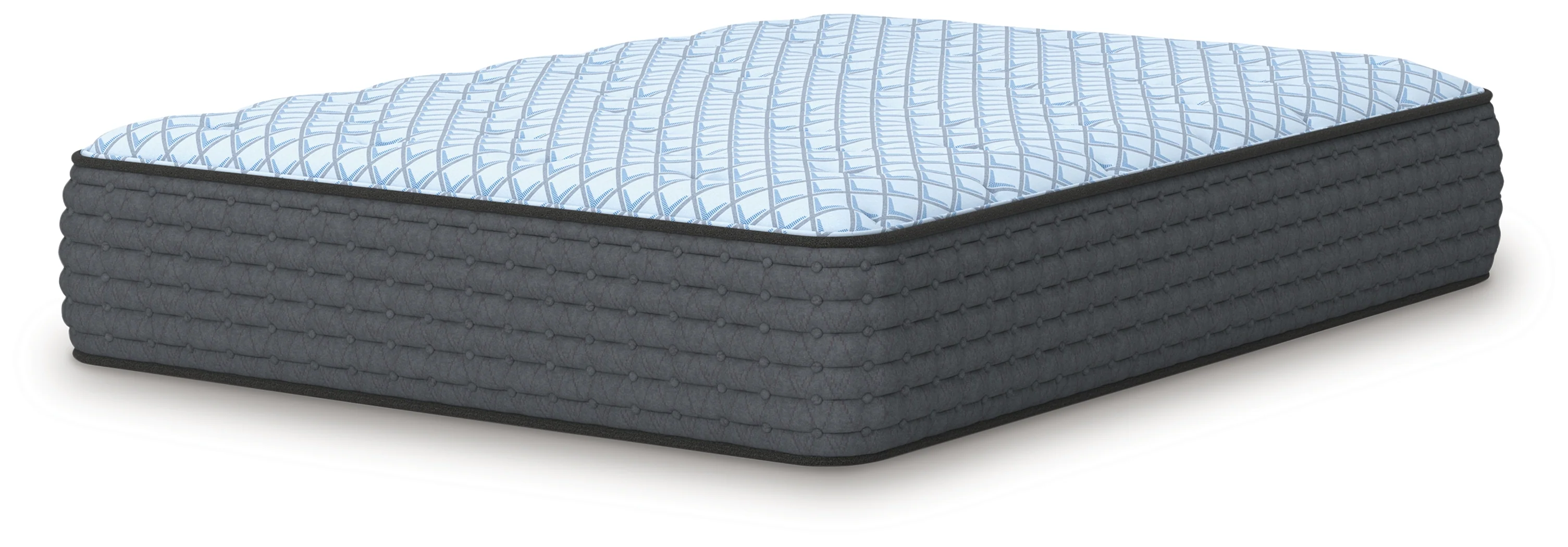 Destin Cove Plush Blue Twin Mattress - Image 3