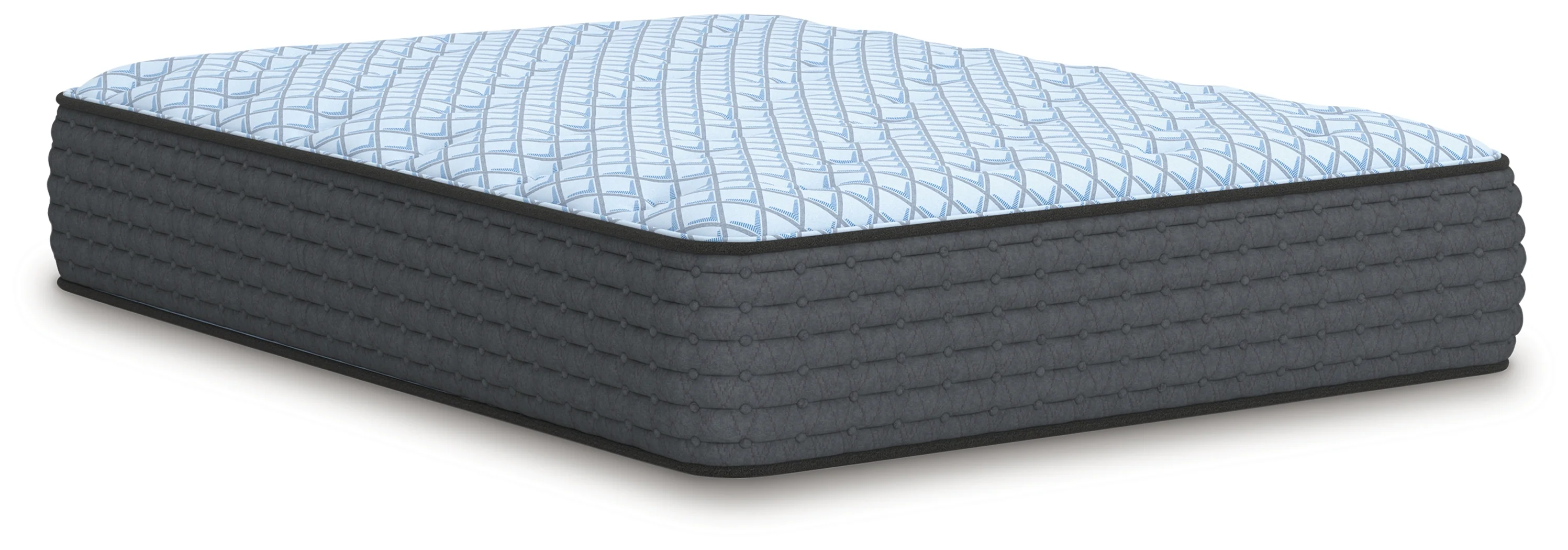Destin Cove Plush Blue Queen Mattress - Image 2