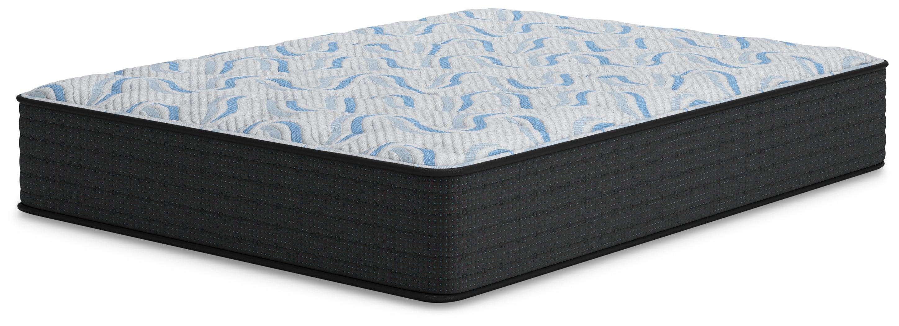 Elite Springs Firm Gray/Blue King Mattress - Image 2