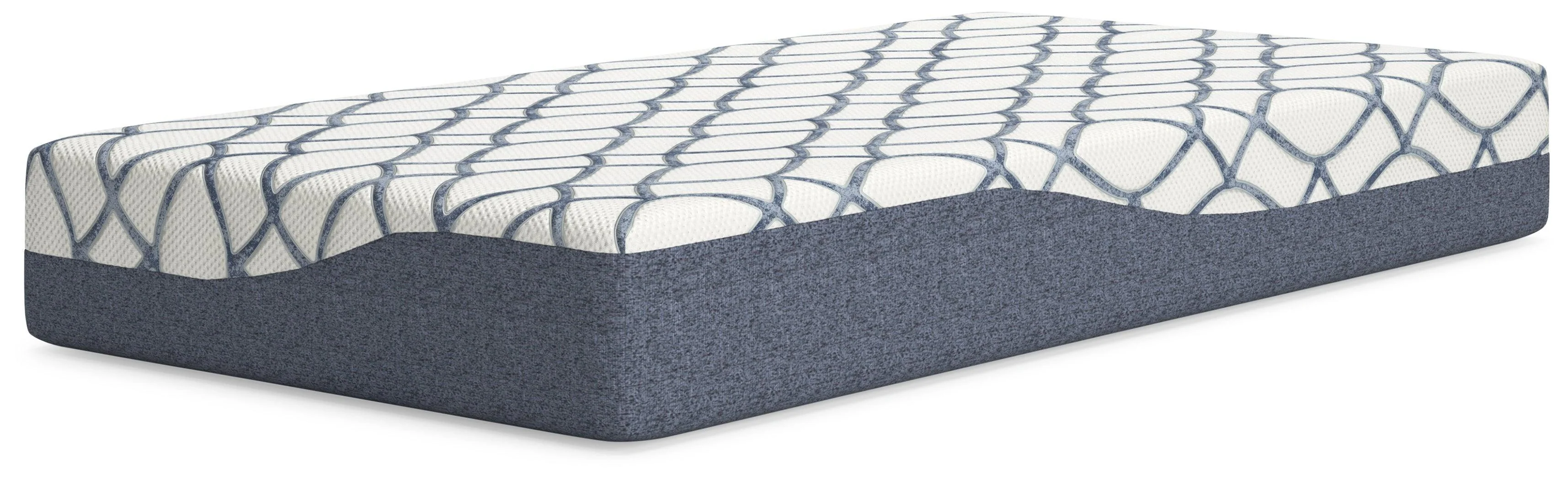 10 Inch Chime Elite 2.0 White Blue Twin Mattress - Image 2