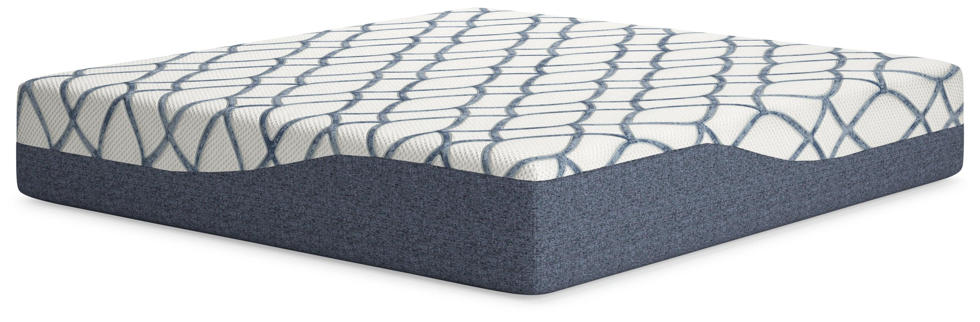14 Inch Chime Elite 2.0 White Blue King Mattress - Image 2