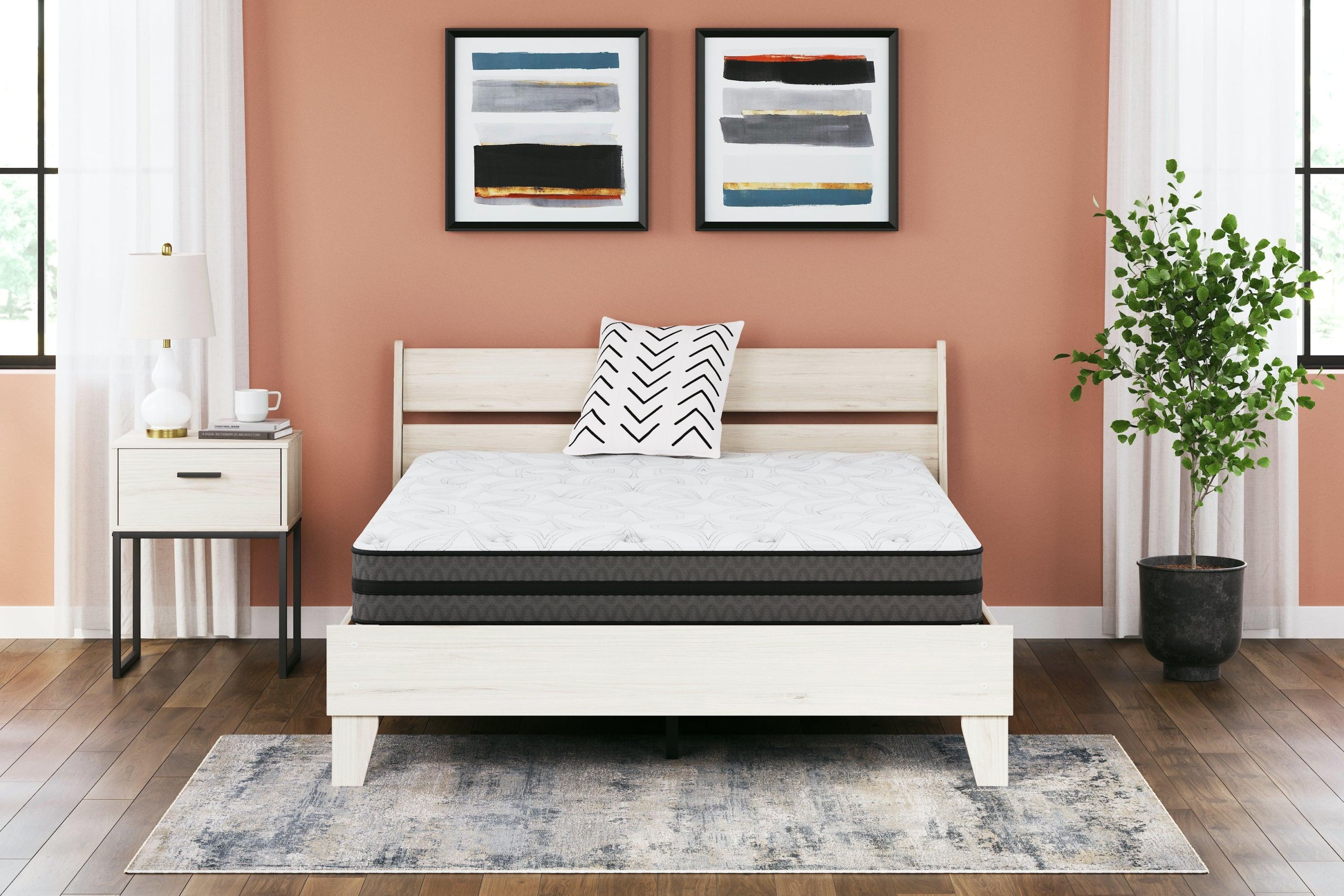 10 Inch Pocketed Hybrid White Queen Mattress - Image 3
