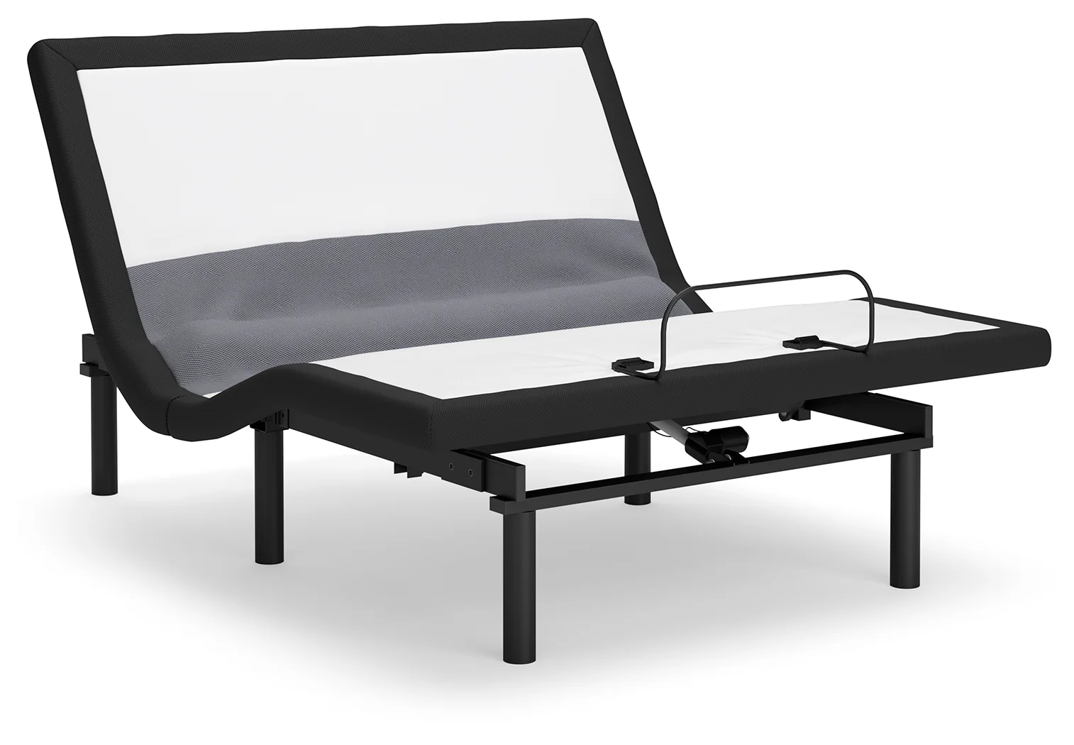 Best Base with Lumbar and Audio Charcoal Gray Queen Adjustable Base - Image 2