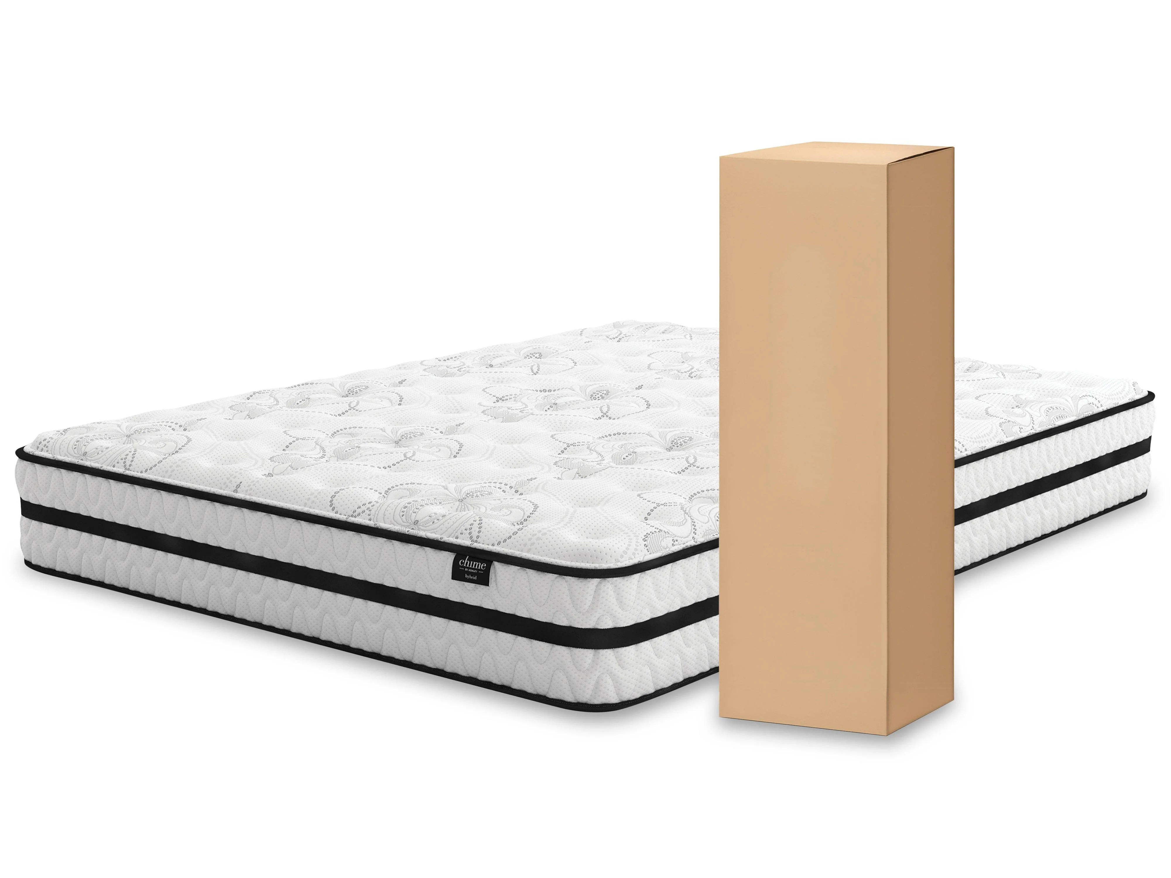 Chime 10 Inch Hybrid White Full Mattress In A Box - Image 2