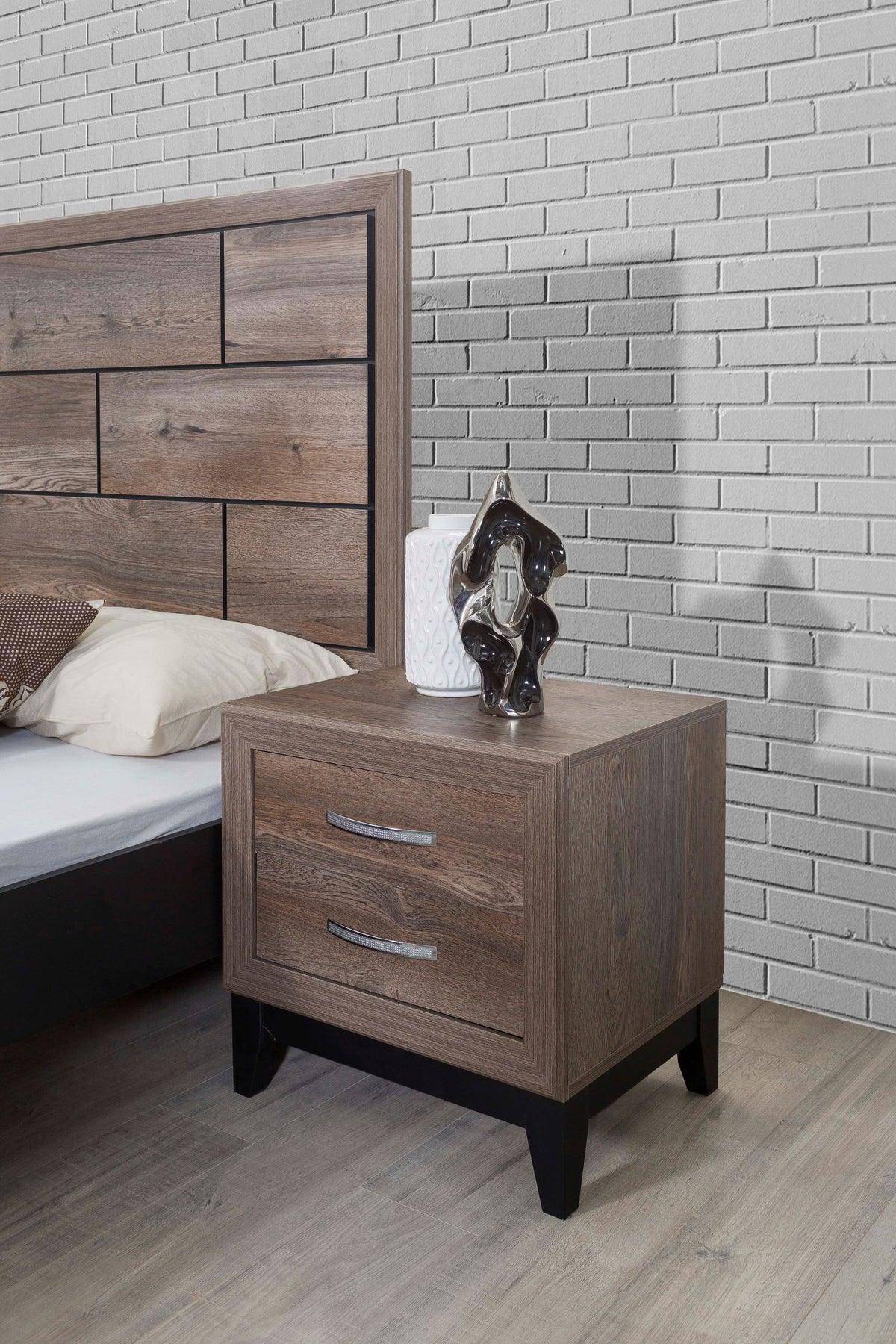 Hazel Brown Nightstand - Image 2