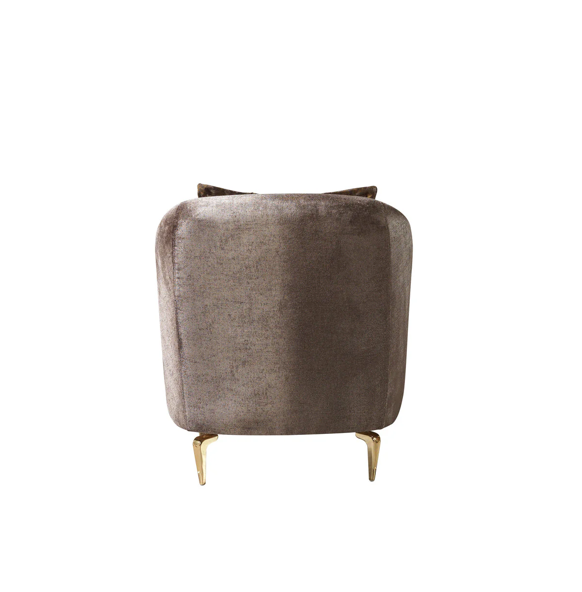 Ella Coffee Velvet Chair - Image 3