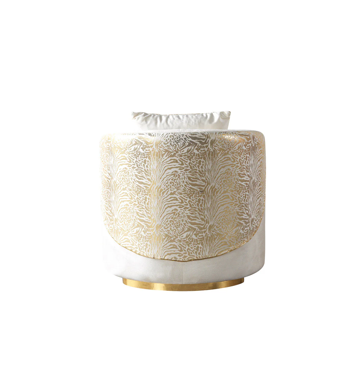 Belly Ivory Velvet Chair - Image 3