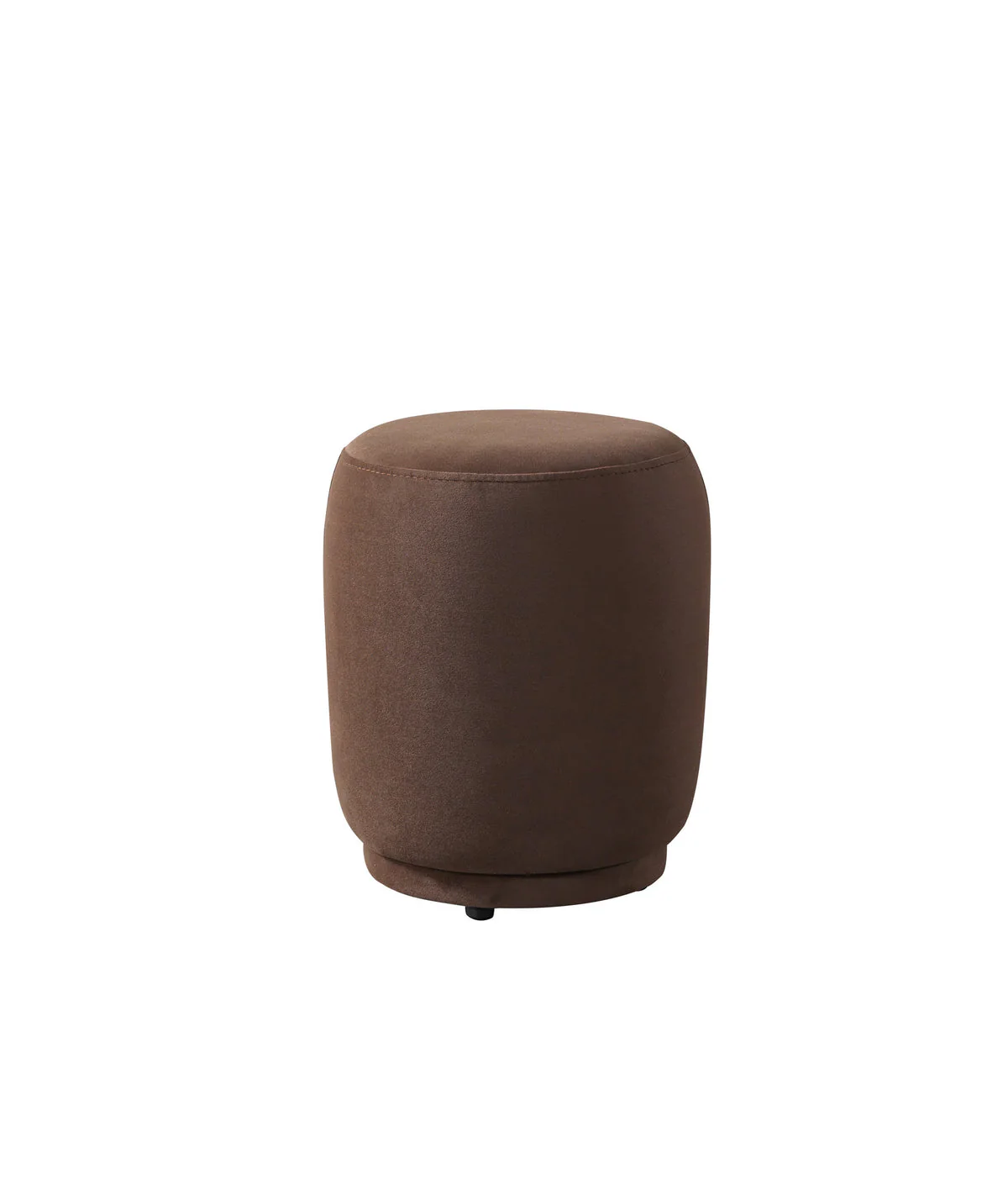 Ava Coffee Velvet Stool - Image 1