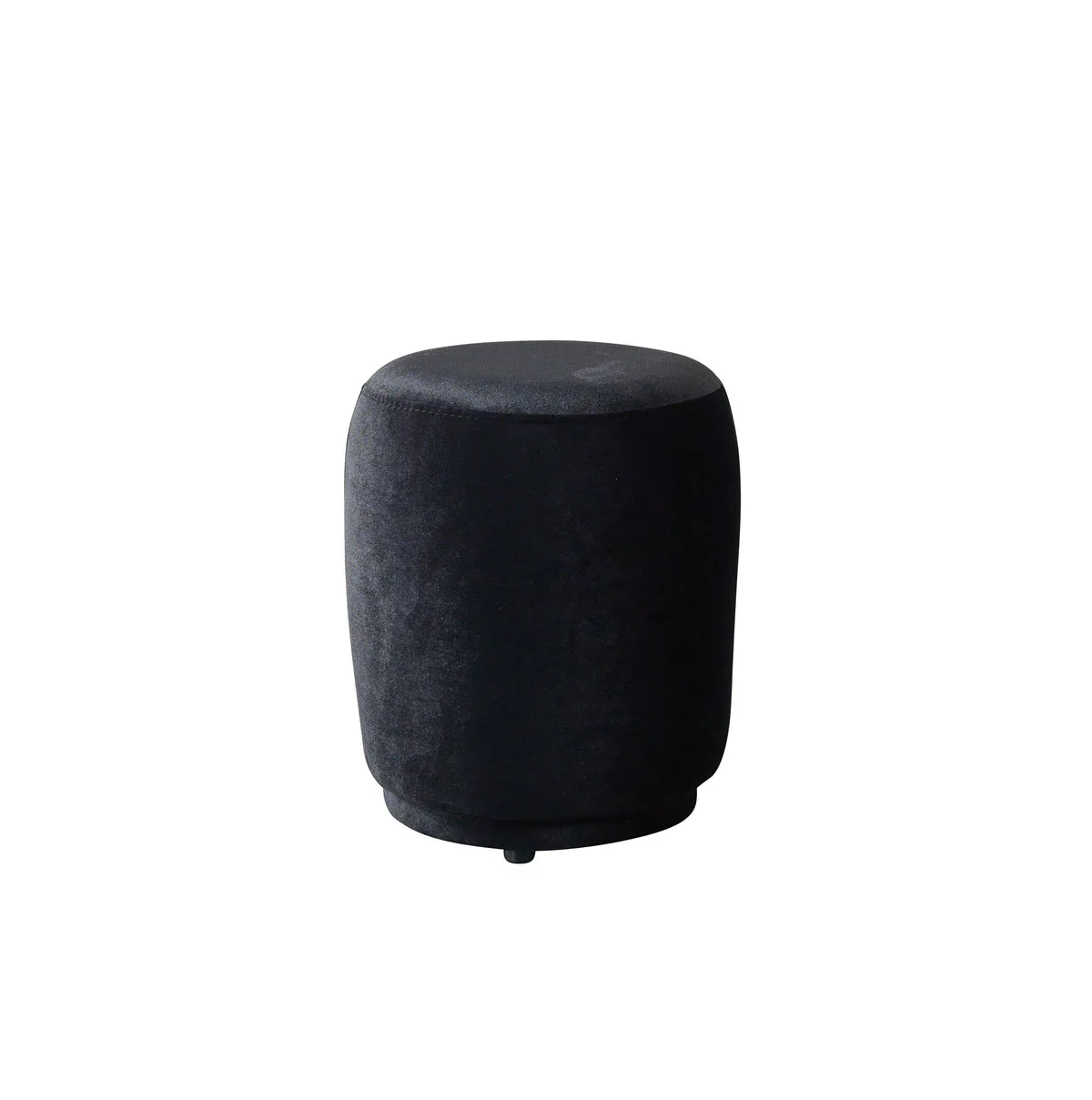 Ava Black Velvet Stool - Image 1
