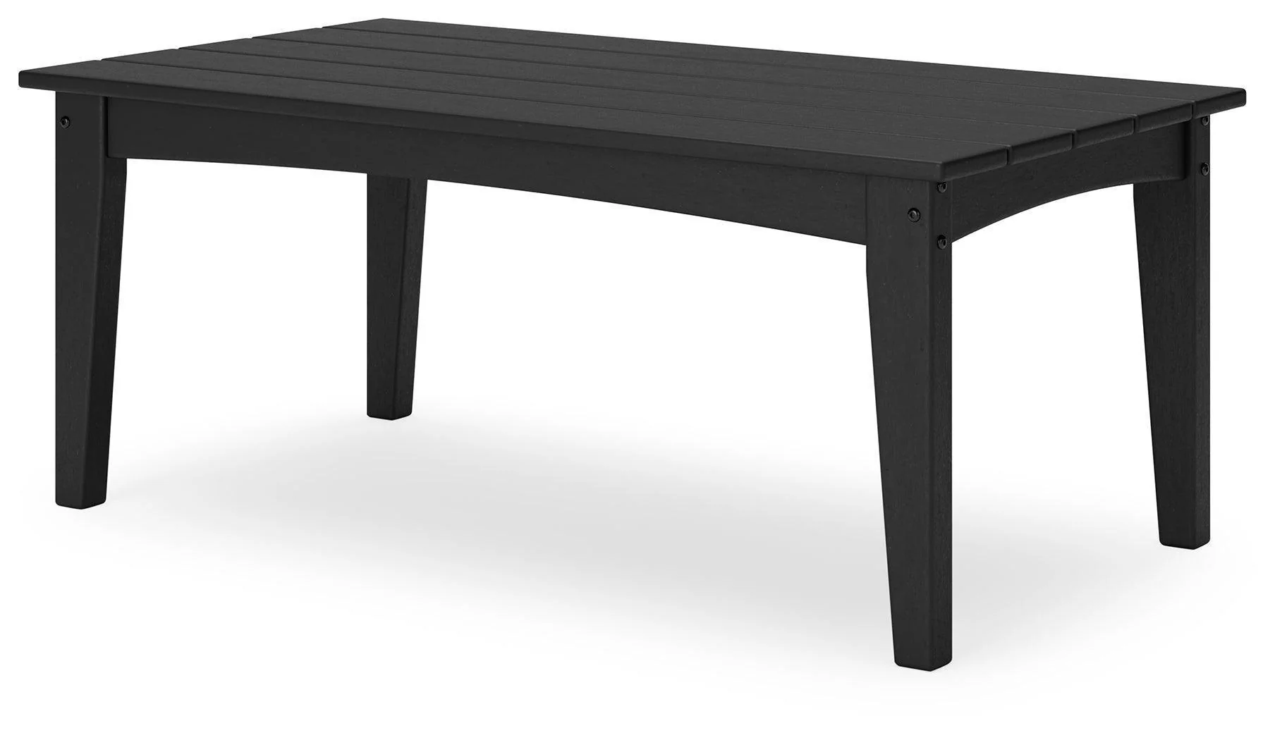 Hyland Wave Black Outdoor Coffee Table - Image 3