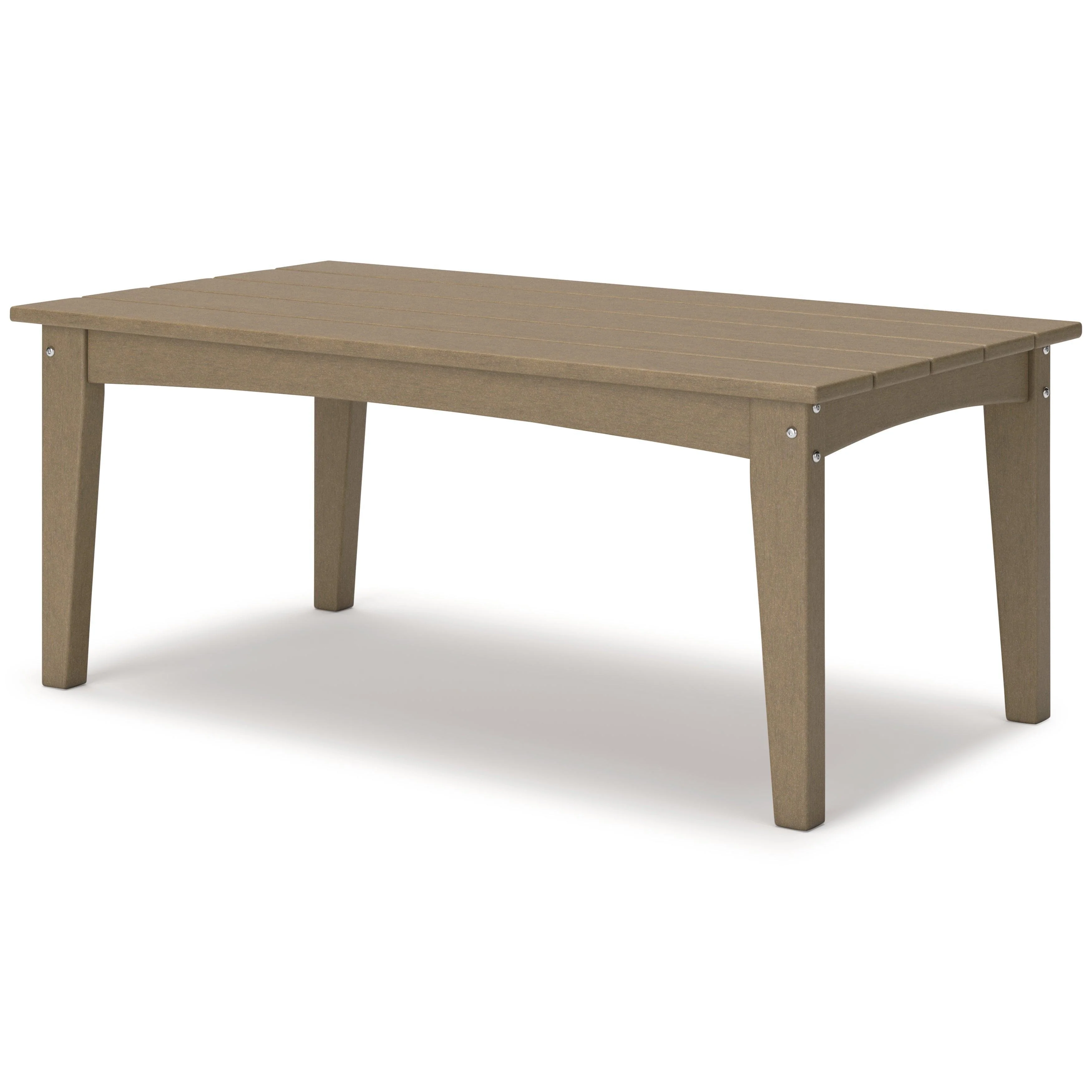 Hyland Wave Driftwood Outdoor Coffee Table - Image 3