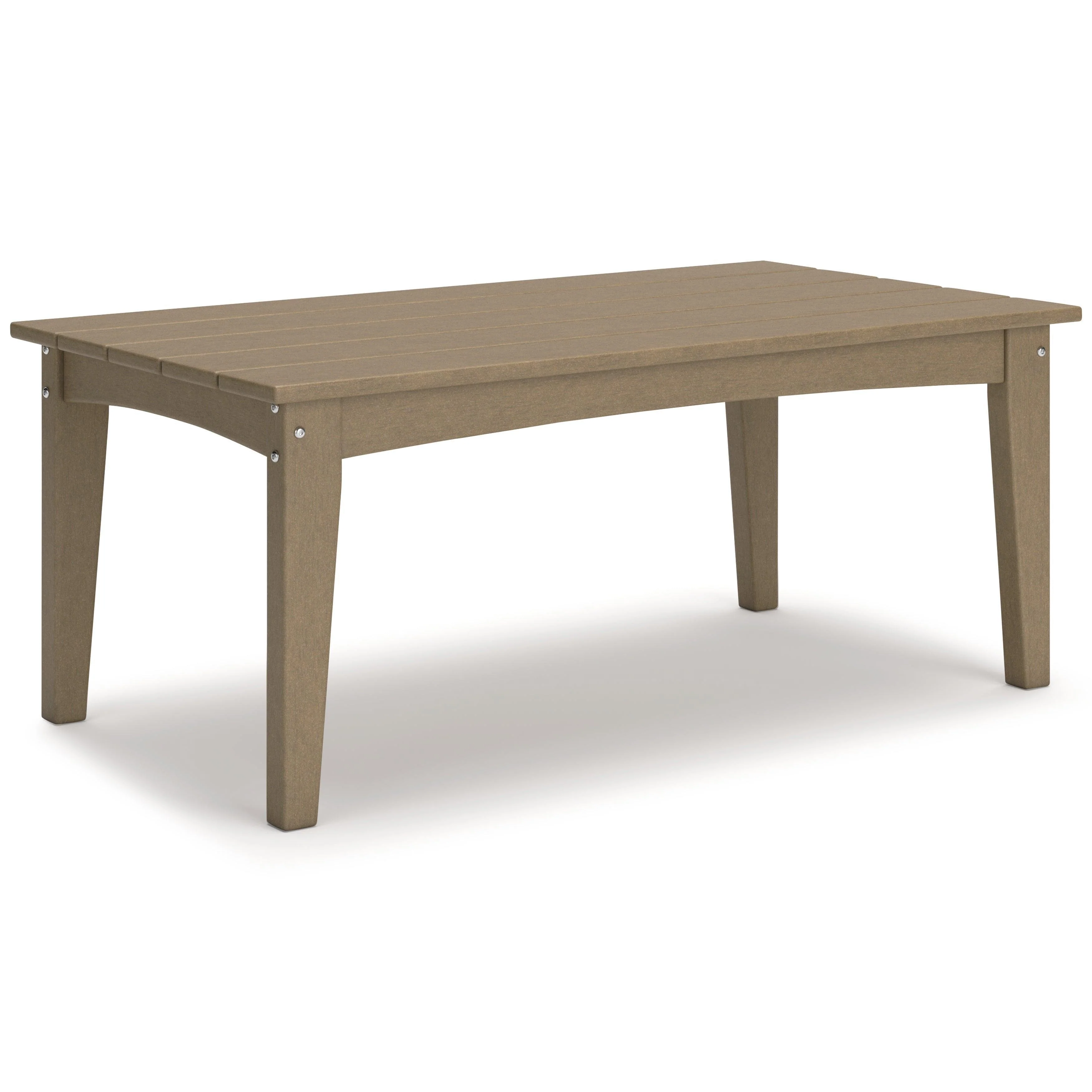 Hyland Wave Driftwood Outdoor Coffee Table - Image 2