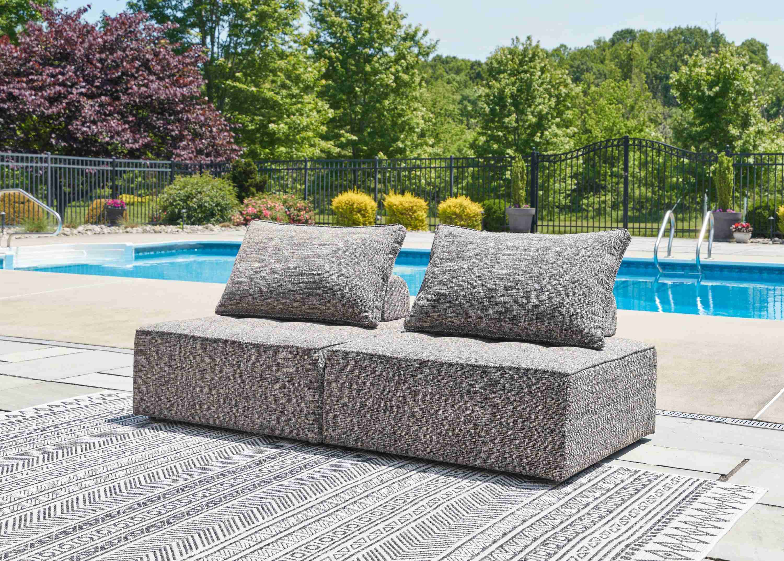 Bree Zee Brown 2-Piece Outdoor Sectional - Image 3