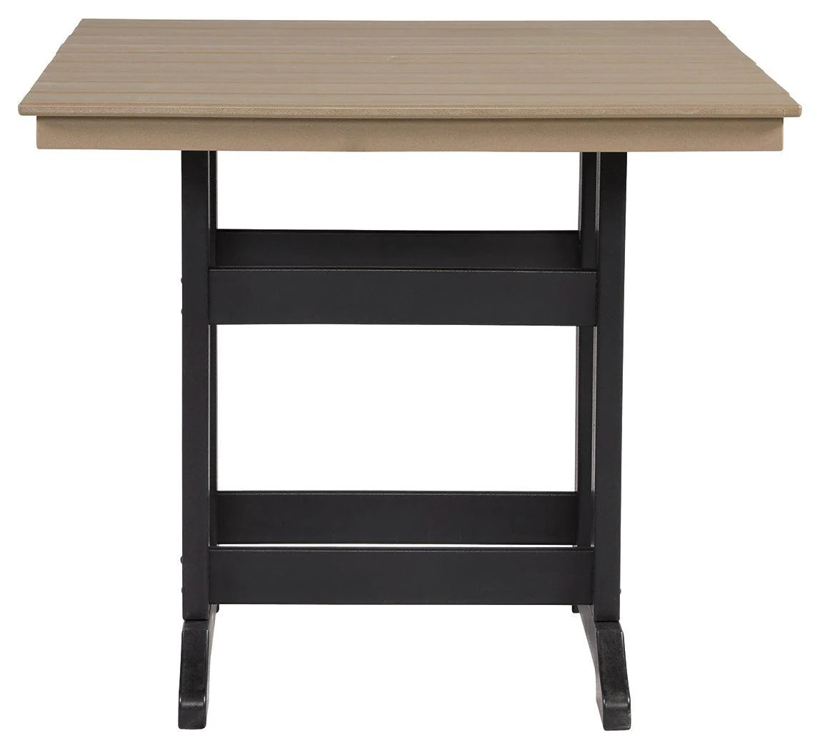 Fairen Trail Black Driftwood Outdoor Counter Height Dining Table - Image 3