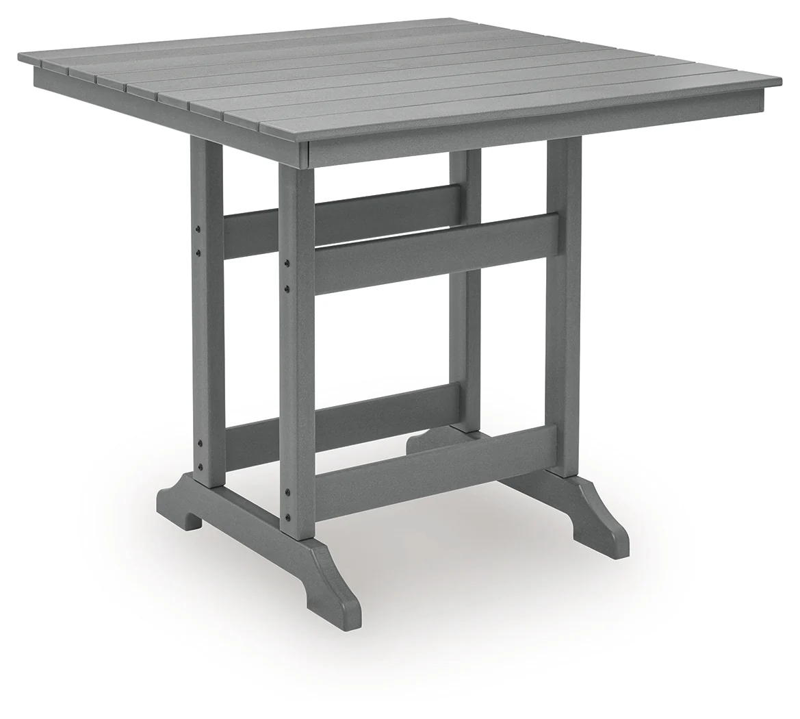 Sanctuary Beach Dark Gray Outdoor Counter Height Dining Table - Image 2