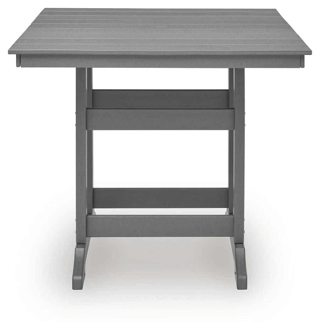 Sanctuary Beach Dark Gray Outdoor Counter Height Dining Table - Image 3