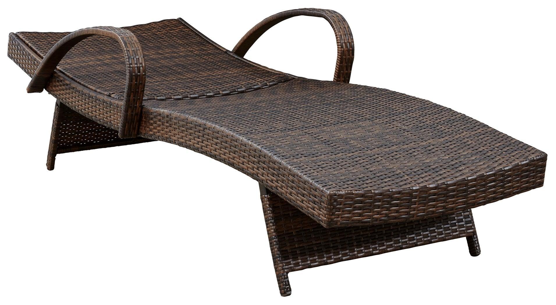 Kantana Brown Chaise Lounge (Set of 2) - Image 3
