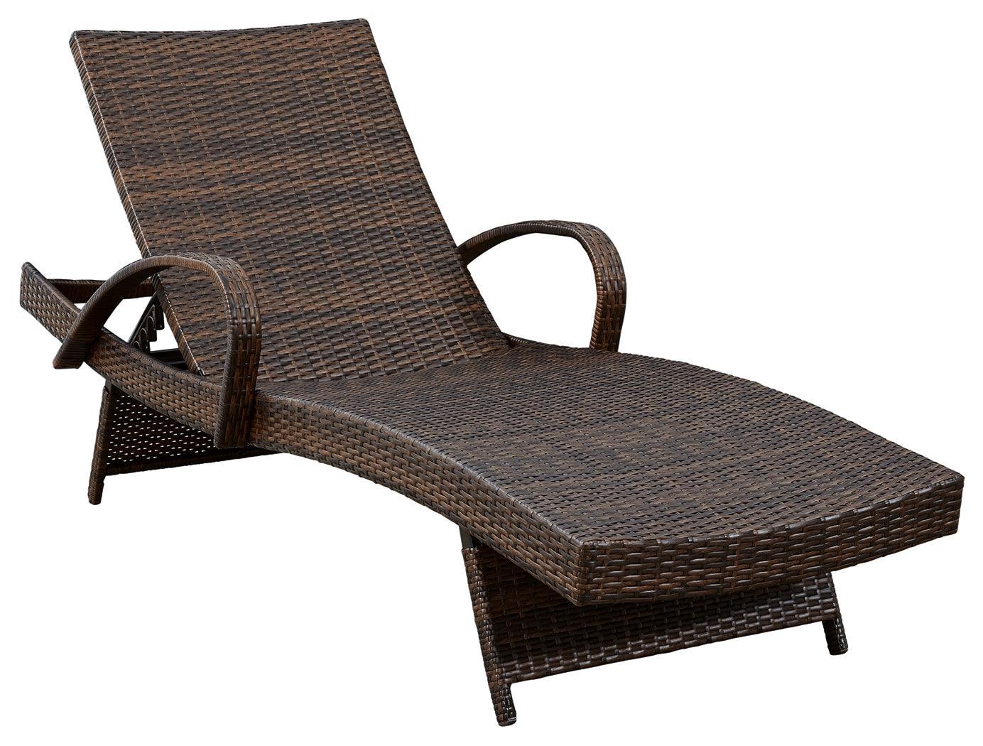 Kantana Brown Chaise Lounge (Set of 2) - Image 2