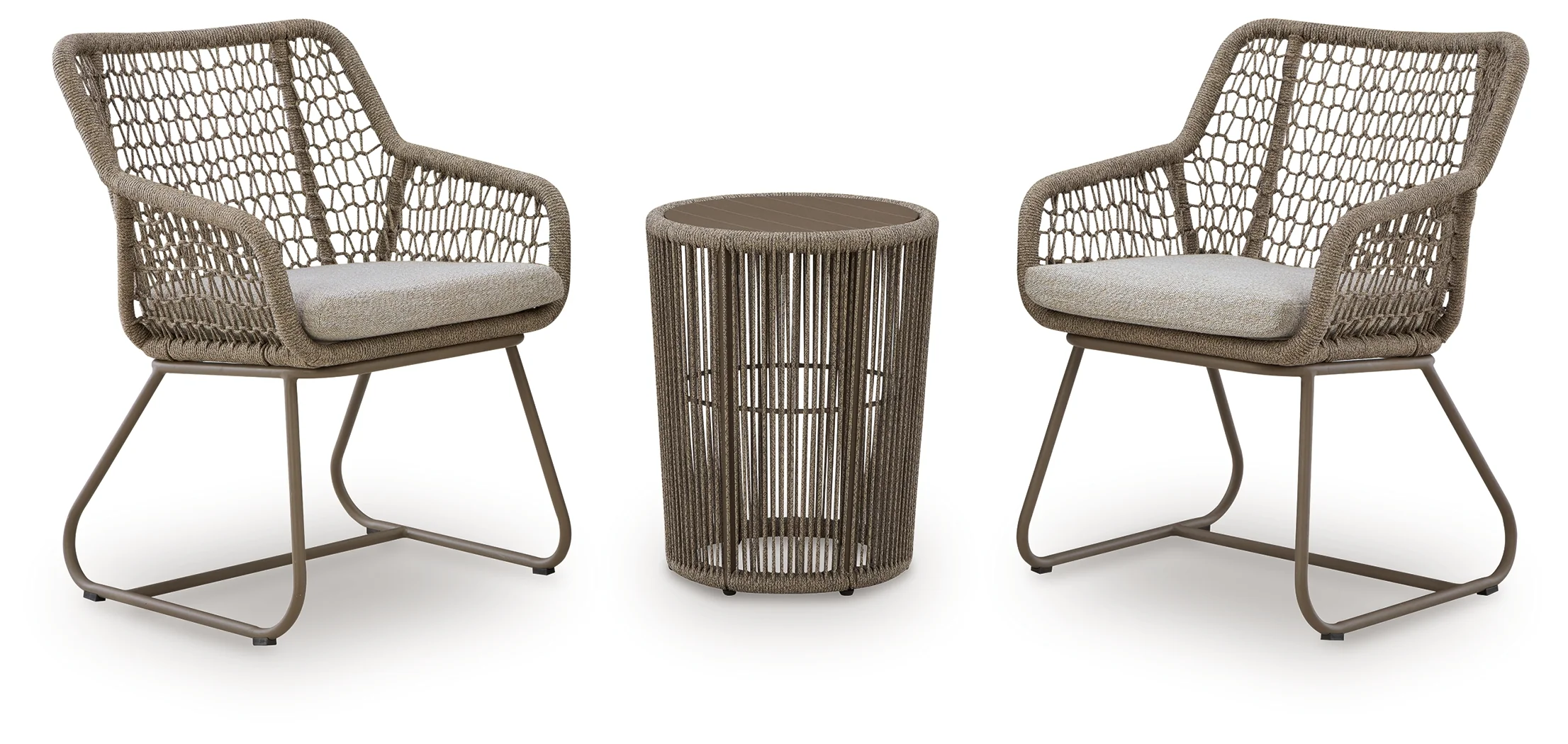 Majors Beach Beige Outdoor Table and 2 Chairs - Image 2