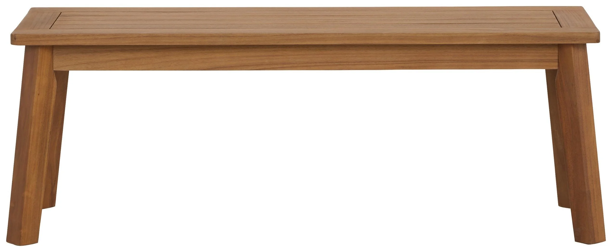 Janiyah Light Brown Outdoor Dining Bench - Image 3
