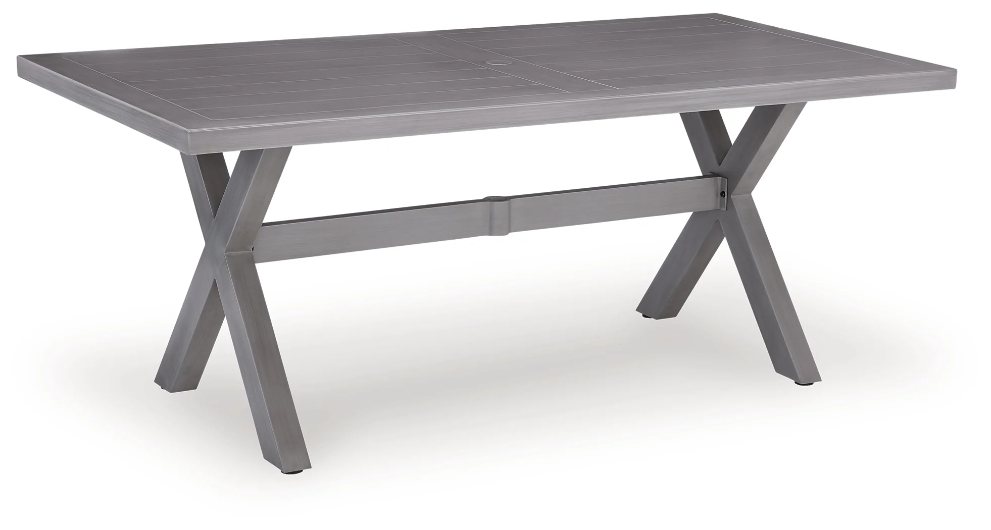 Half Moon Beach Gray Outdoor Dining Table - Image 2