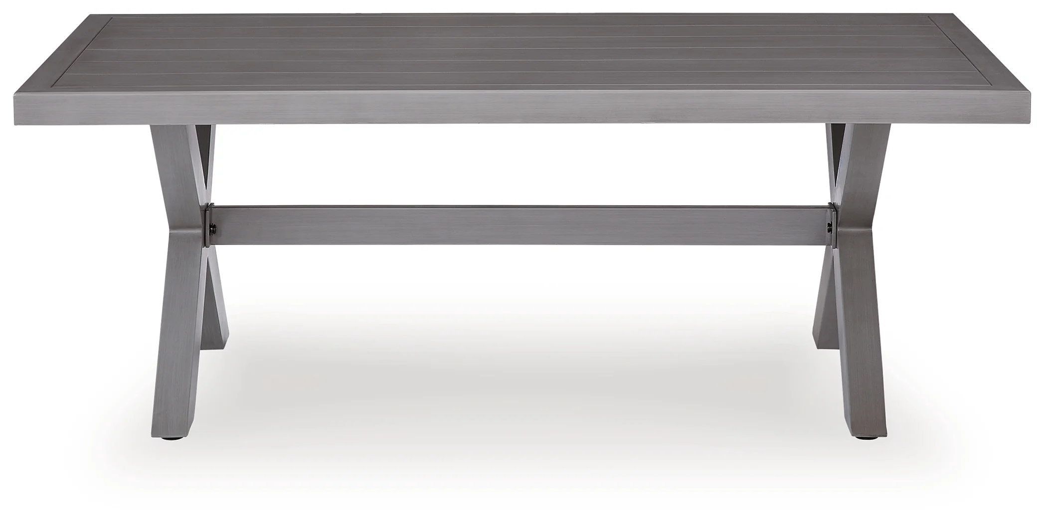 Half Moon Beach Gray Outdoor Coffee Table - Image 3