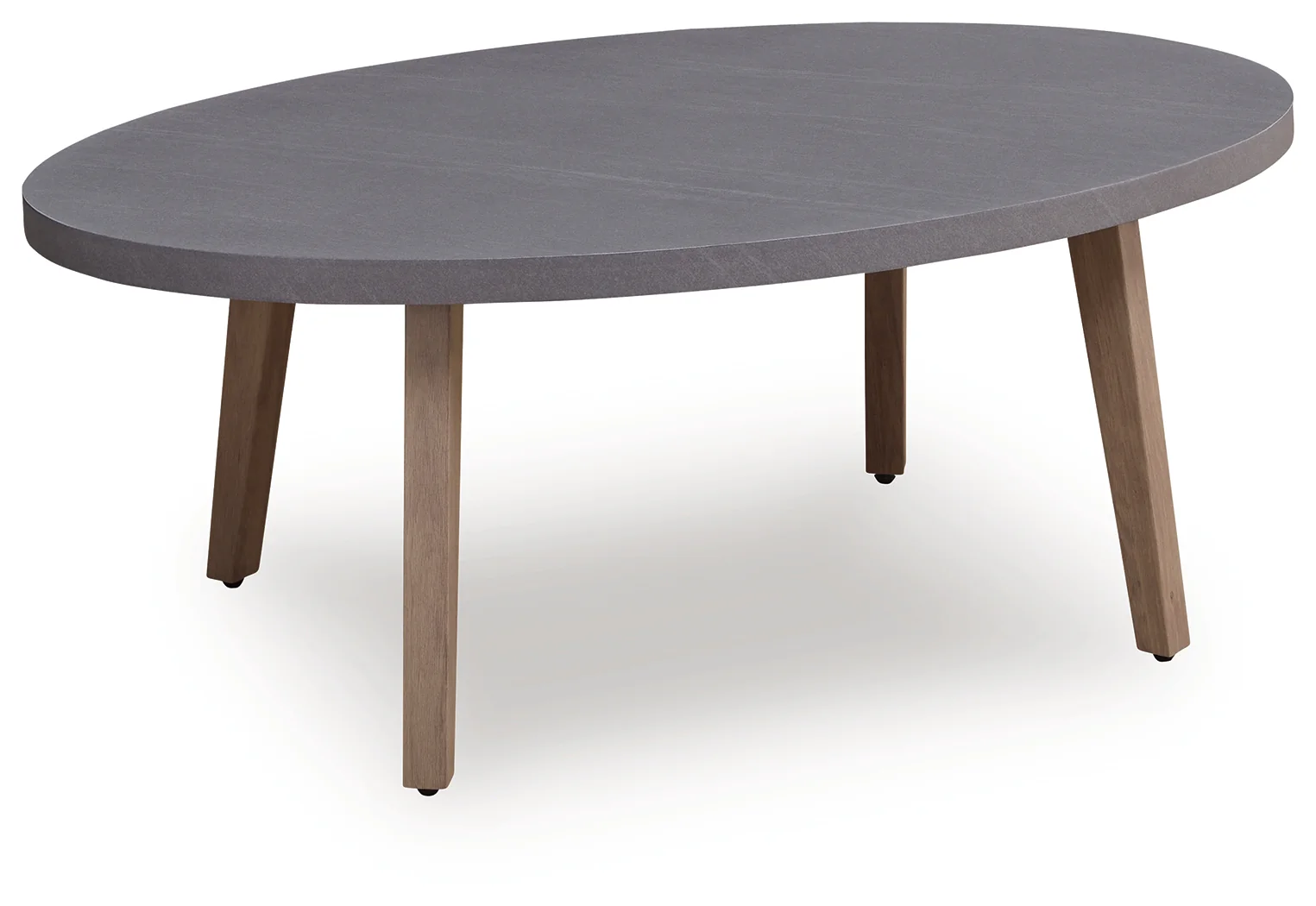 Harmony Headlands Natural/Gray Outdoor Coffee Table - Image 2