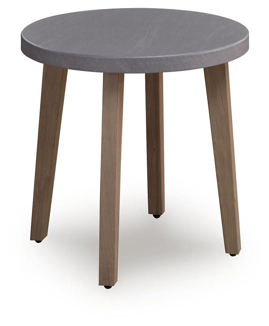 Harmony Headlands Natural/Gray Outdoor End Table - Image 2