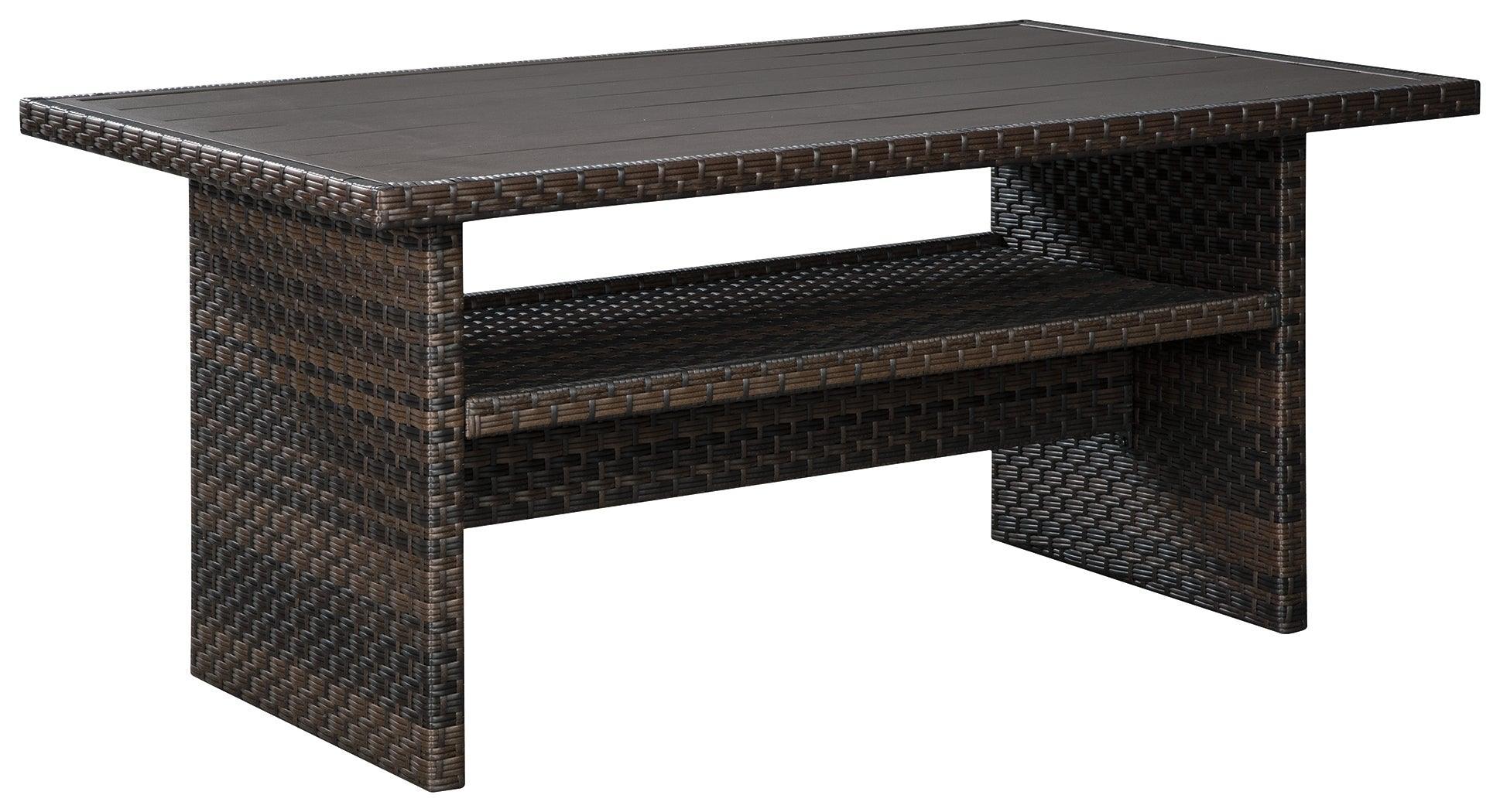 Easy Isle Dark Brown Beige Multi-use Table - Image 2