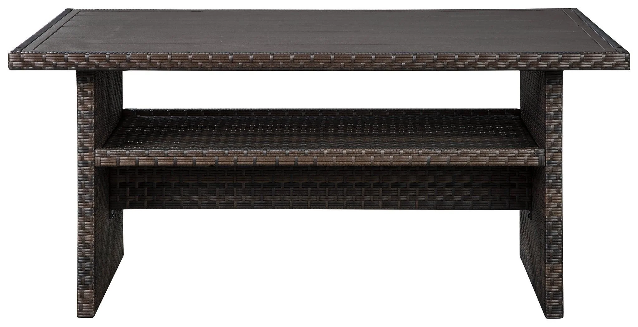 Easy Isle Dark Brown Beige Multi-use Table - Image 3