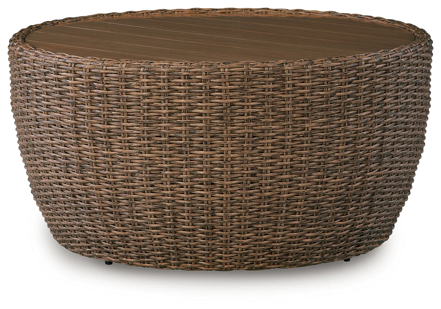 Double Point Beige Outdoor Coffee Table - Image 2