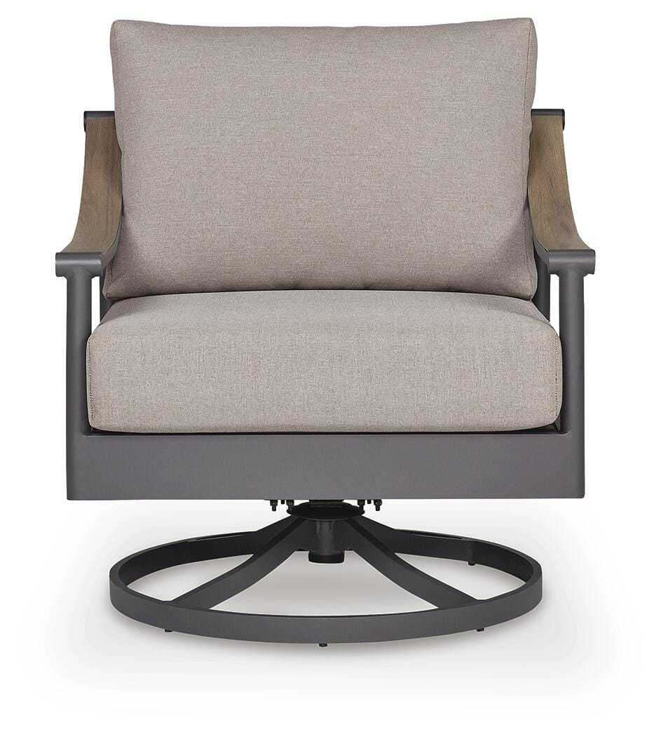 Ocean Gray Beach Outdoor Sofa with 2 Lounge Chairs - Image 3