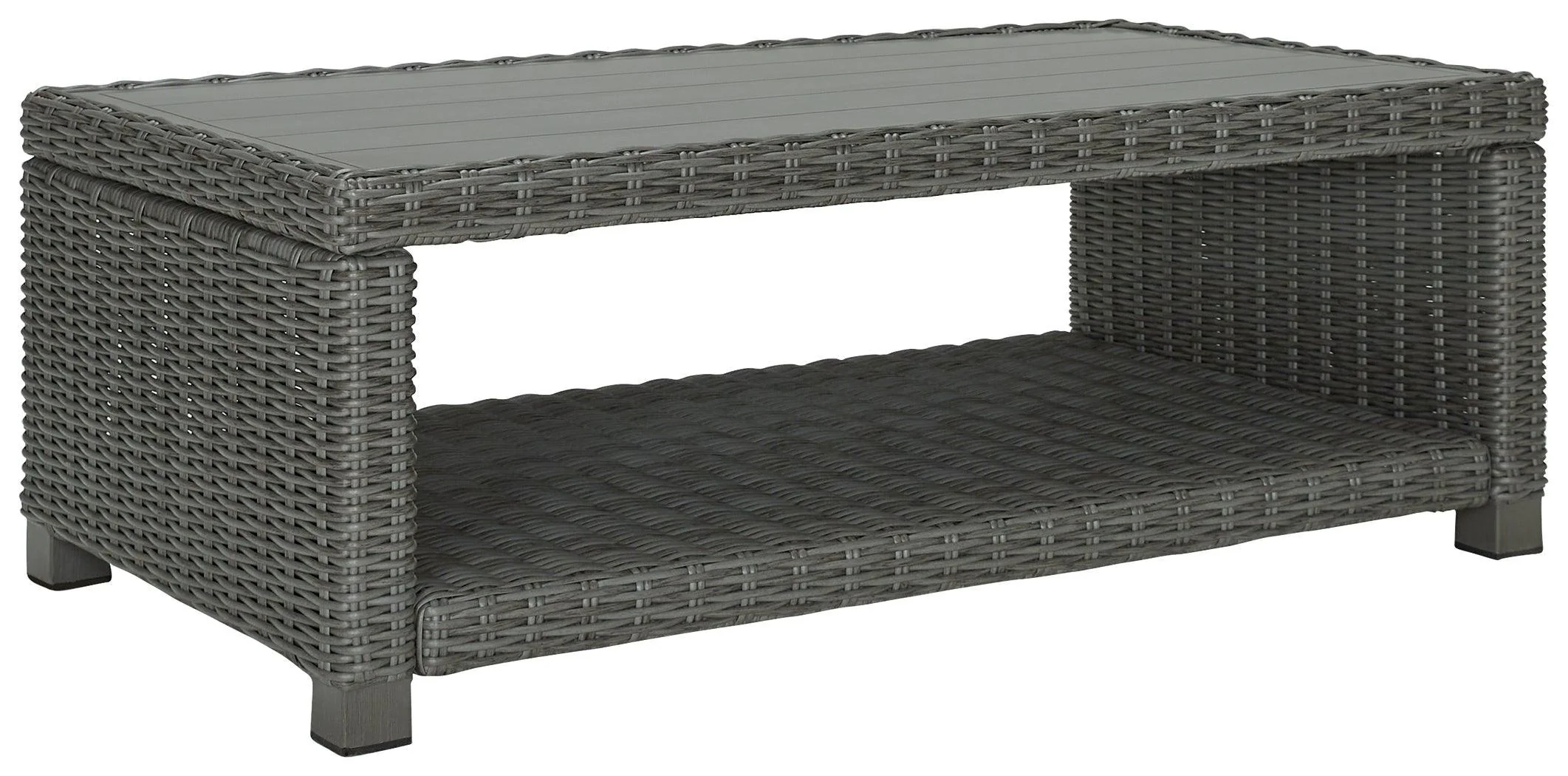 Elite Park Gray Outdoor Coffee Table - Image 2