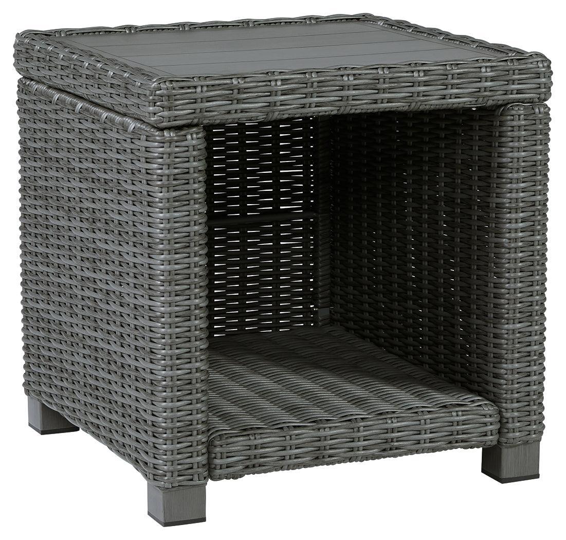 Elite Park Gray Outdoor End Table - Image 2
