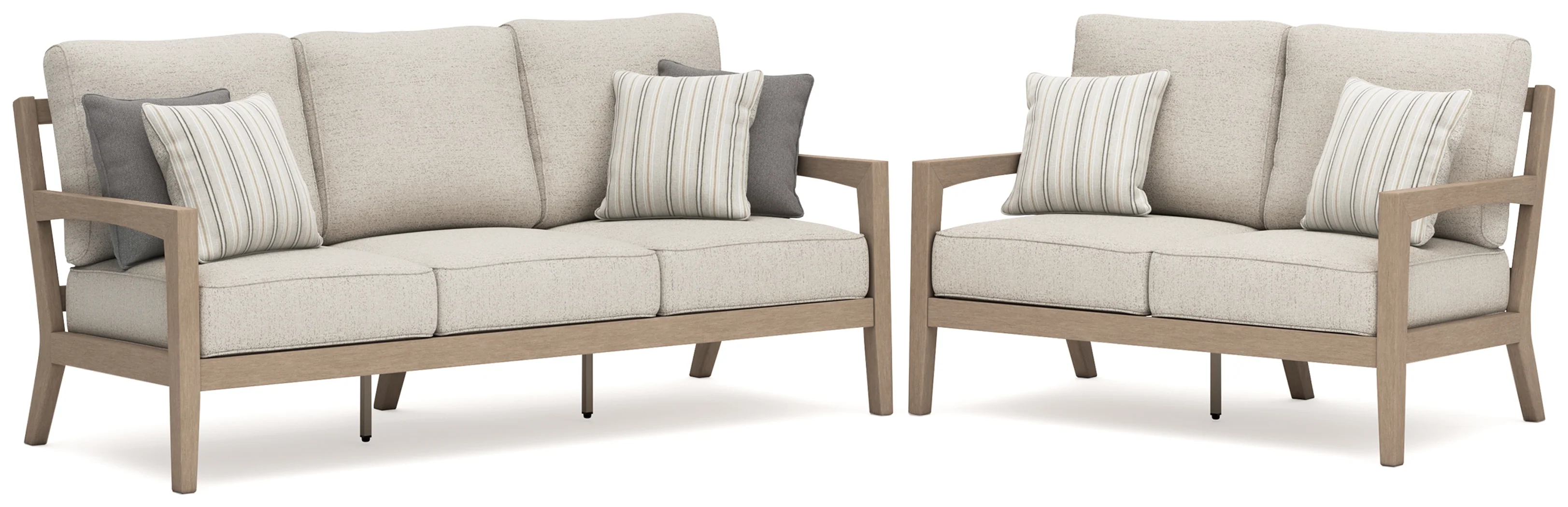 Hallow Driftwood Creek Outdoor Sofa and Loveseat - Image 2