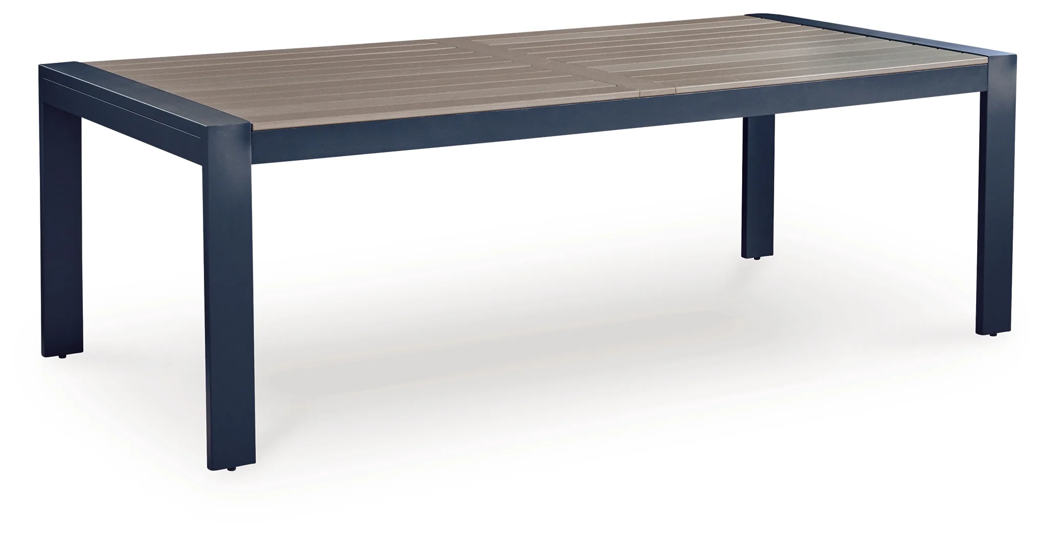 East Beach Navy Blue/Driftwood Outdoor Dining Table - Image 2