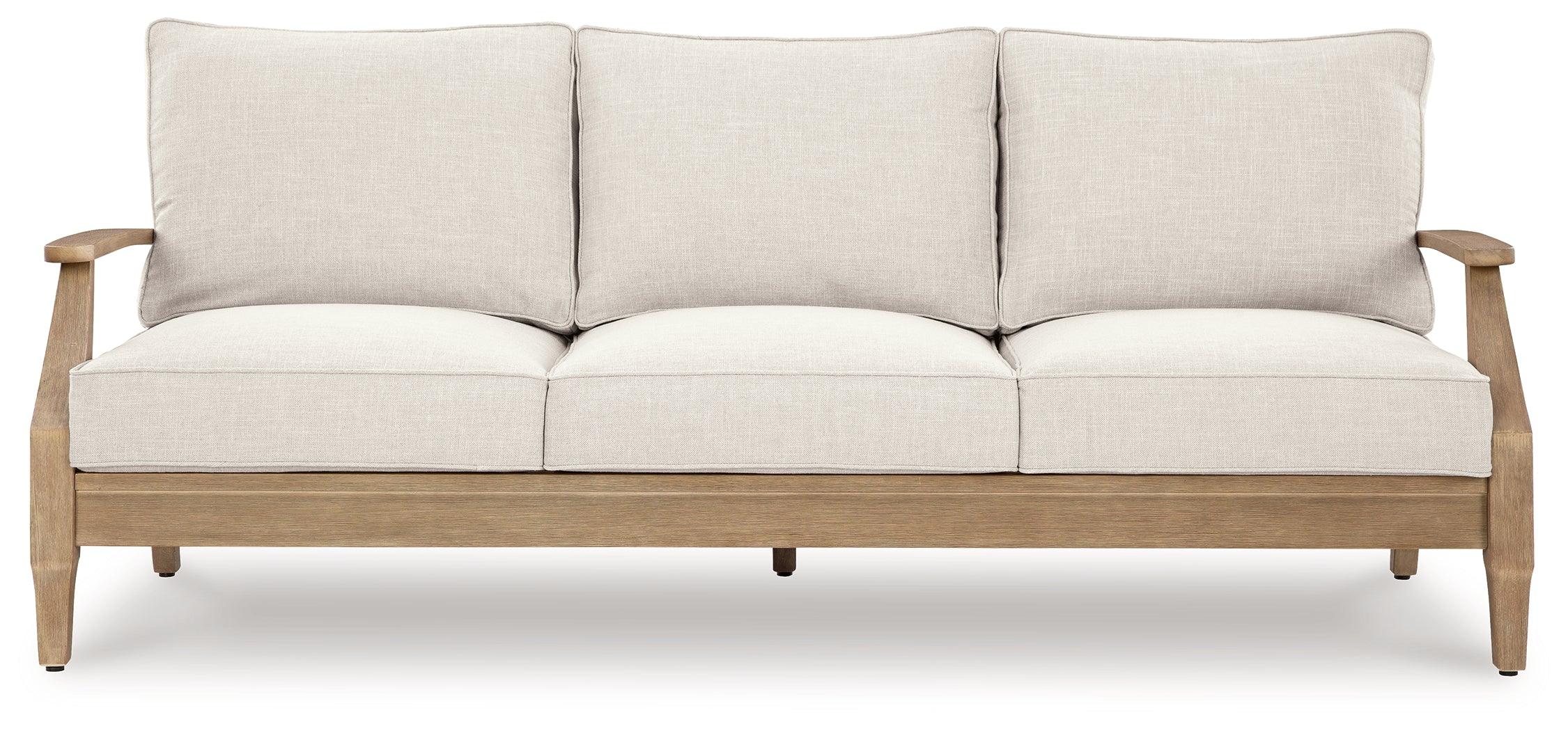 Carter Hall Beige Outdoor Sofa with Cushion - Image 3