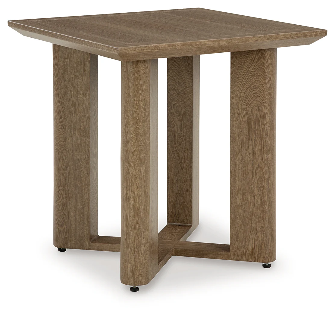 Serene Bay Dark Brown Outdoor End Table - Image 2