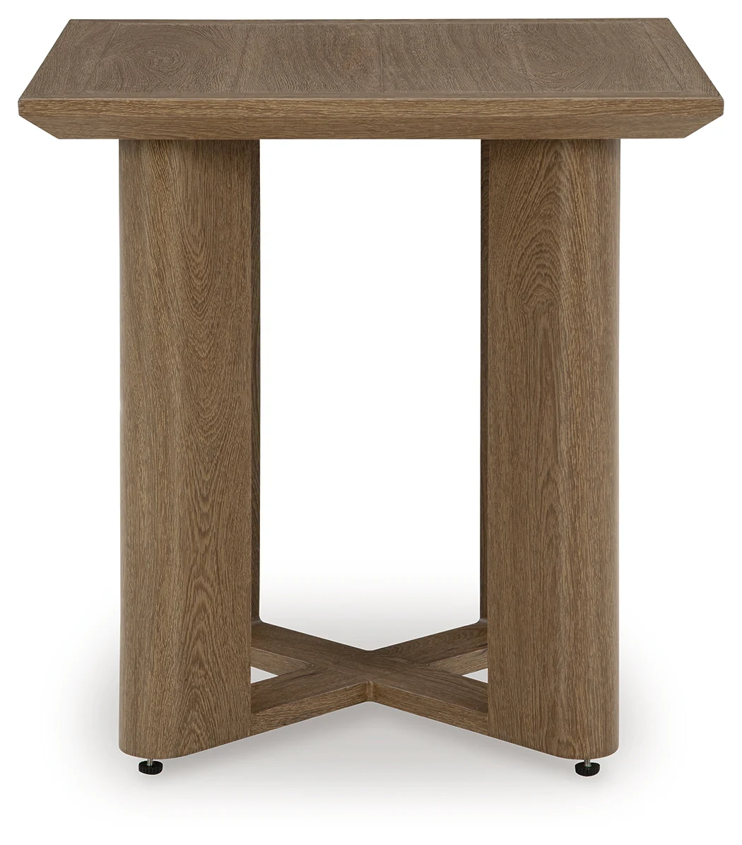 Serene Bay Dark Brown Outdoor End Table - Image 3