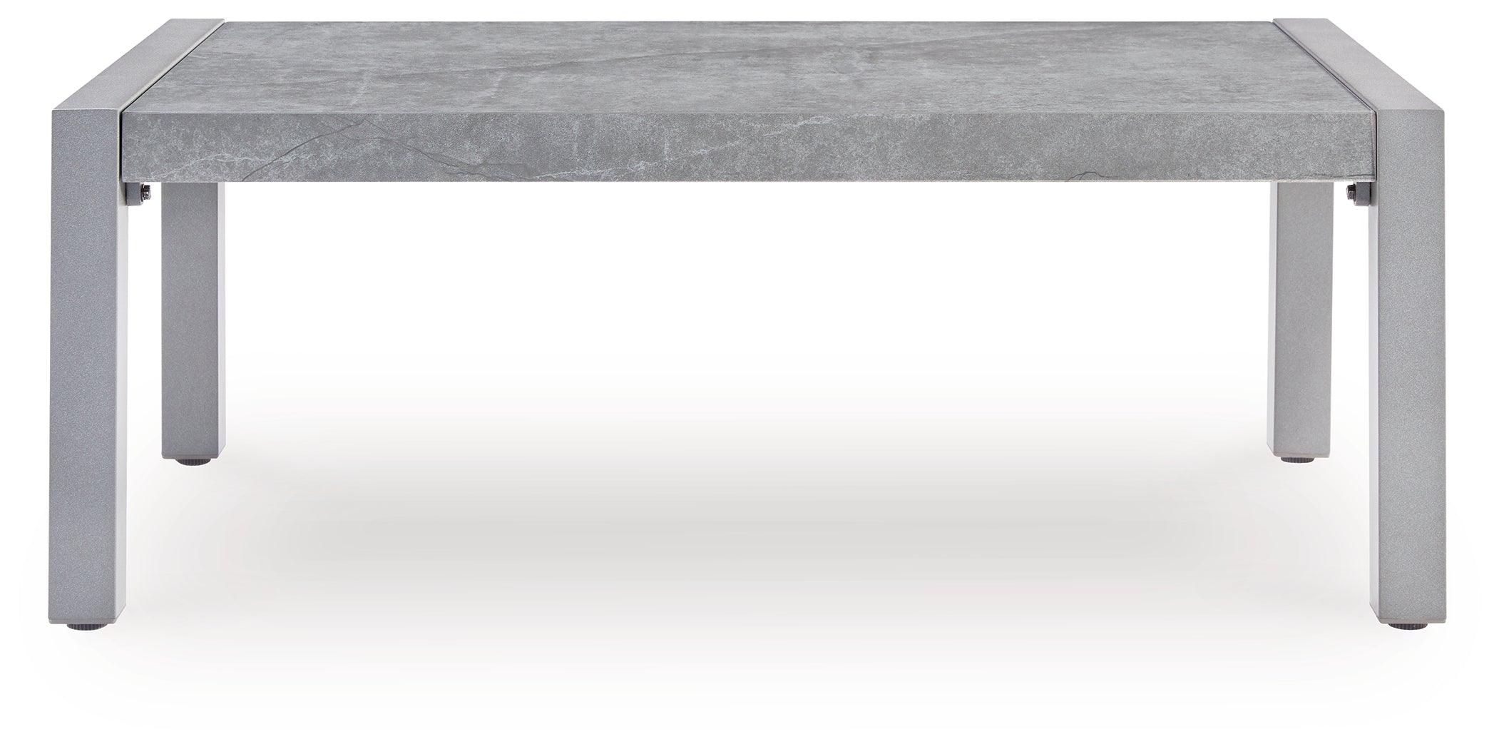 Hurley Park Gray Outdoor Coffee Table - Image 2