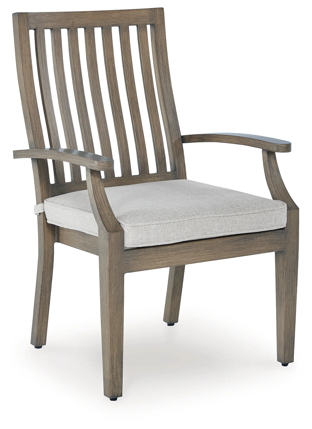 Rainier Ranch Brown/Beige Outdoor Arm Chair with Cushion (Set of 2) - Image 2