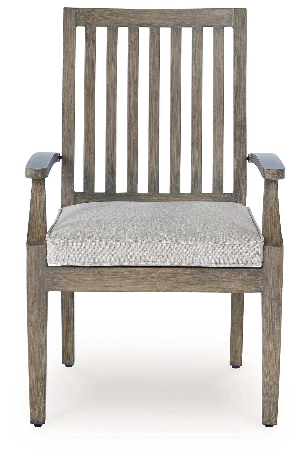 Rainier Ranch Brown/Beige Outdoor Arm Chair with Cushion (Set of 2) - Image 3