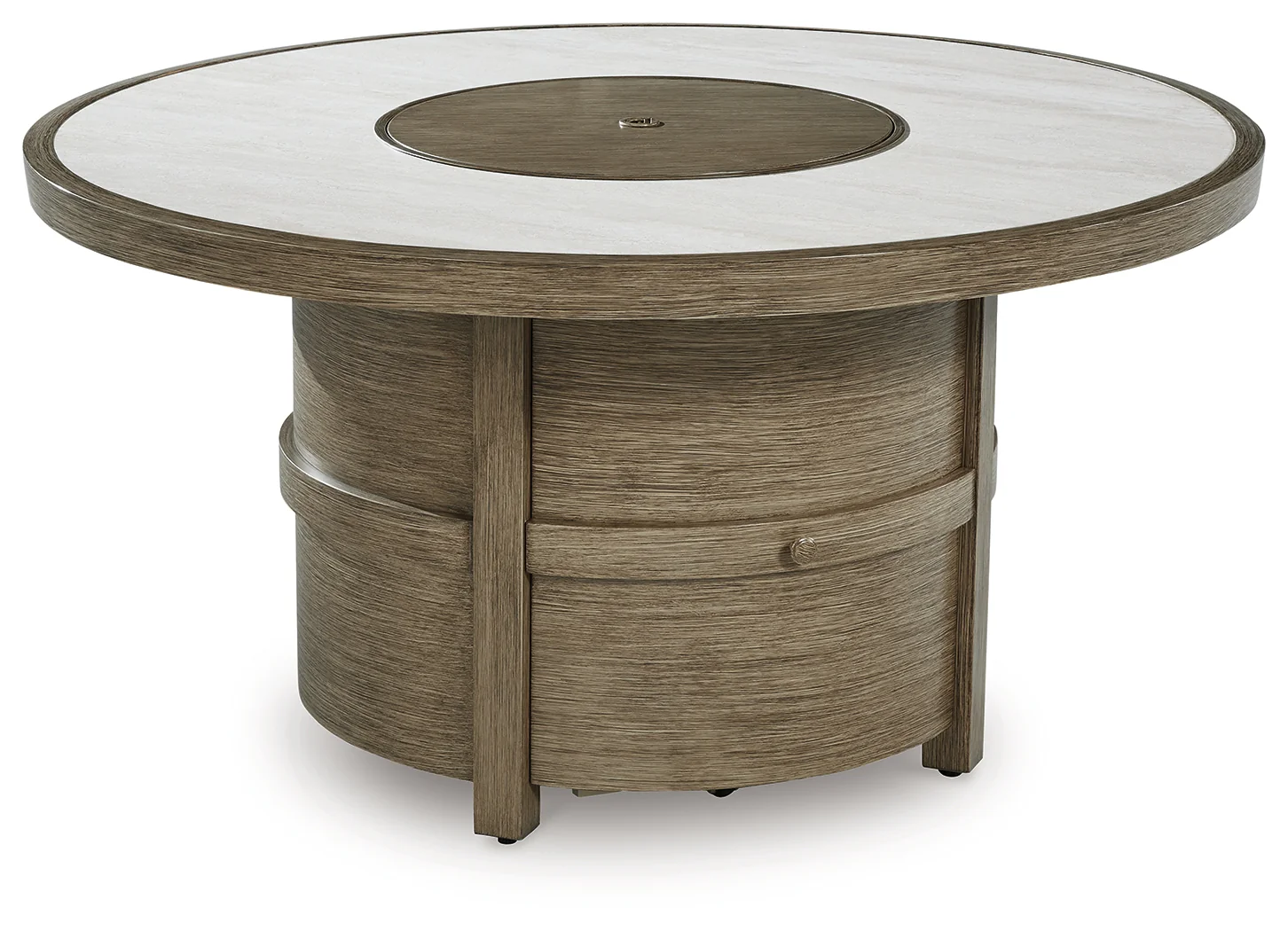 Rainier Ranch Beige Fire Pit Table - Image 1